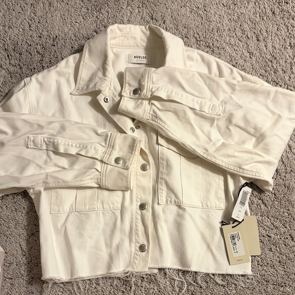 Agolde Raw Hem Denim Jacket